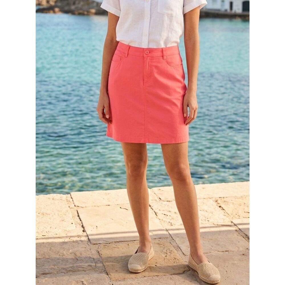 Take 50% OFF- St John’s Bay Skort Women’s Coral A-Line Skirt, Size-6